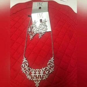 INC International Concepts necklace /earrings set
